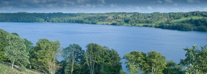 Hald Sø er Danmarks tredjedybeste sø. Søens dybde på 31 m 