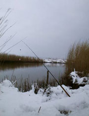 Fiskeri efter grønlændere foregår ofte i vinterkulde.