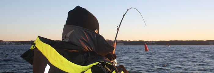Lystfiskeri på Øresund. Foto: Hans Jakob Olesen