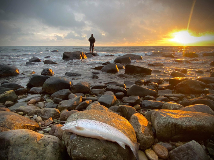 Havørredfiskeri på Bornholm