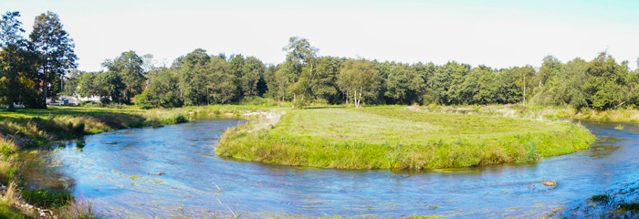Laksekvoter i Sneum Å - Sneum Å ved Endrup