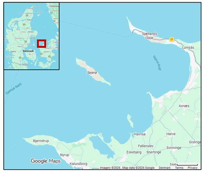Sejerøbugten på Vestsjælland.