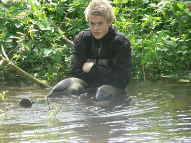 De_nyindkoebte_waders_testes_i_aaen_