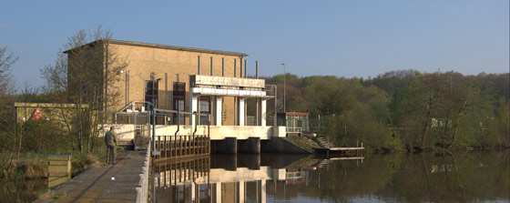 Holstebro Vandkraftværk ved Storå
