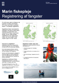 Plakat om fangstregistrering - Marin fiskepleje
