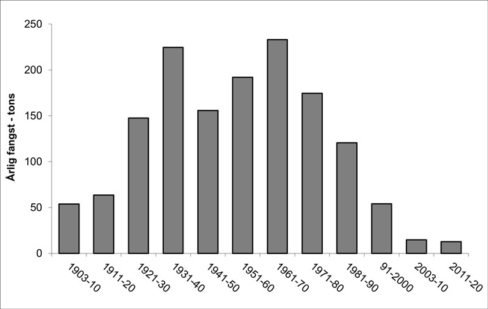 Ål fangststatistik