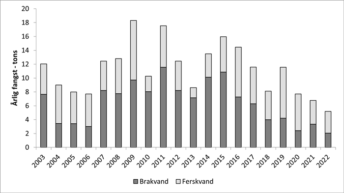 Gedde fangststatistik