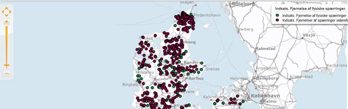 Spærringer i vandløb - Vandområdeplaner 2015-2021
